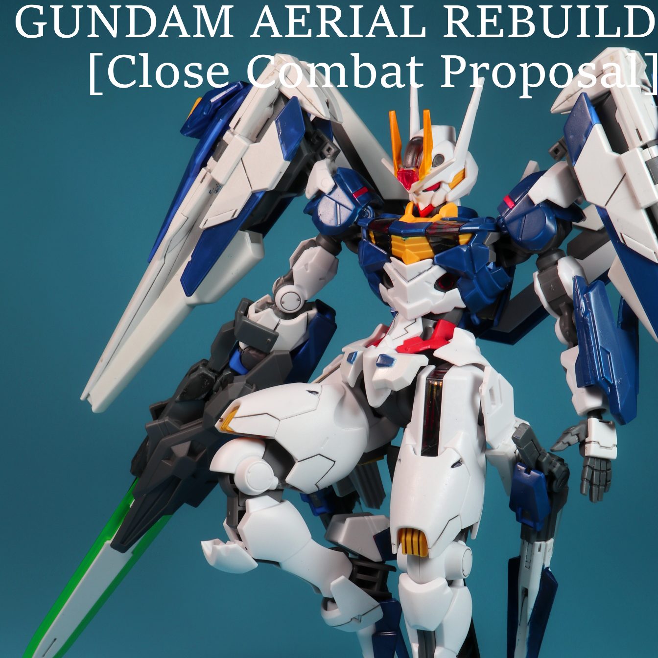 HG1/144 ガンダムエアリアル（改修型） オリジナルカスタム 改修塗装済