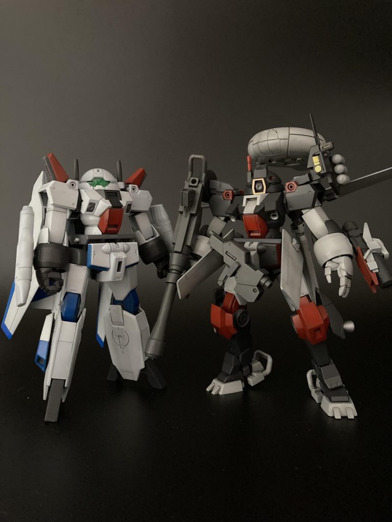 よせばいいのに2機同時製作なんかやってしまいましたんで,相方的な白いほうもみていただけると嬉しいです.