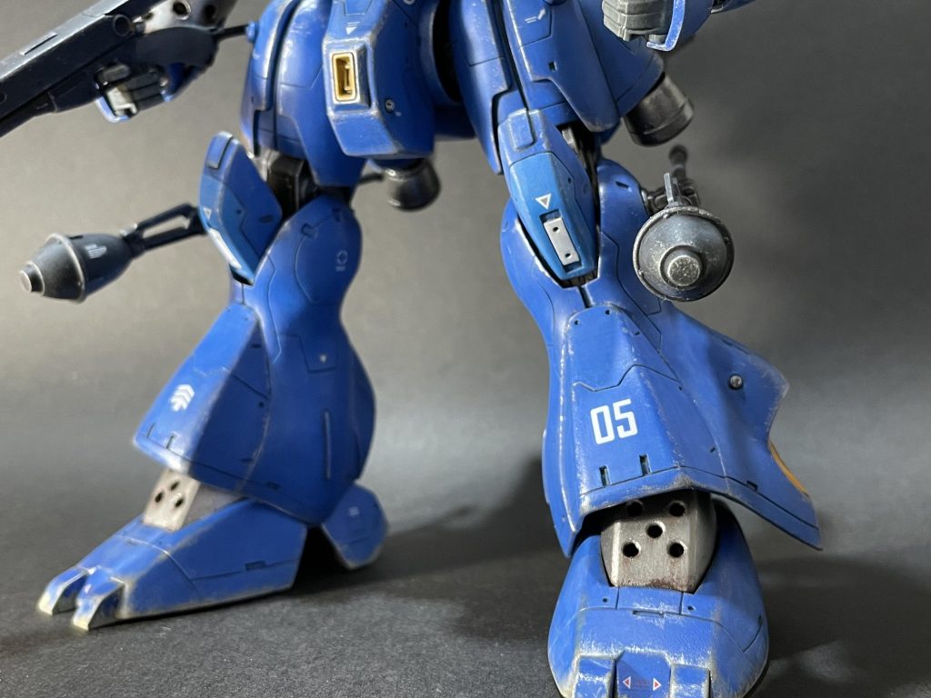 脚部の分割も気に入っています。もっと塗分けすればよかった。