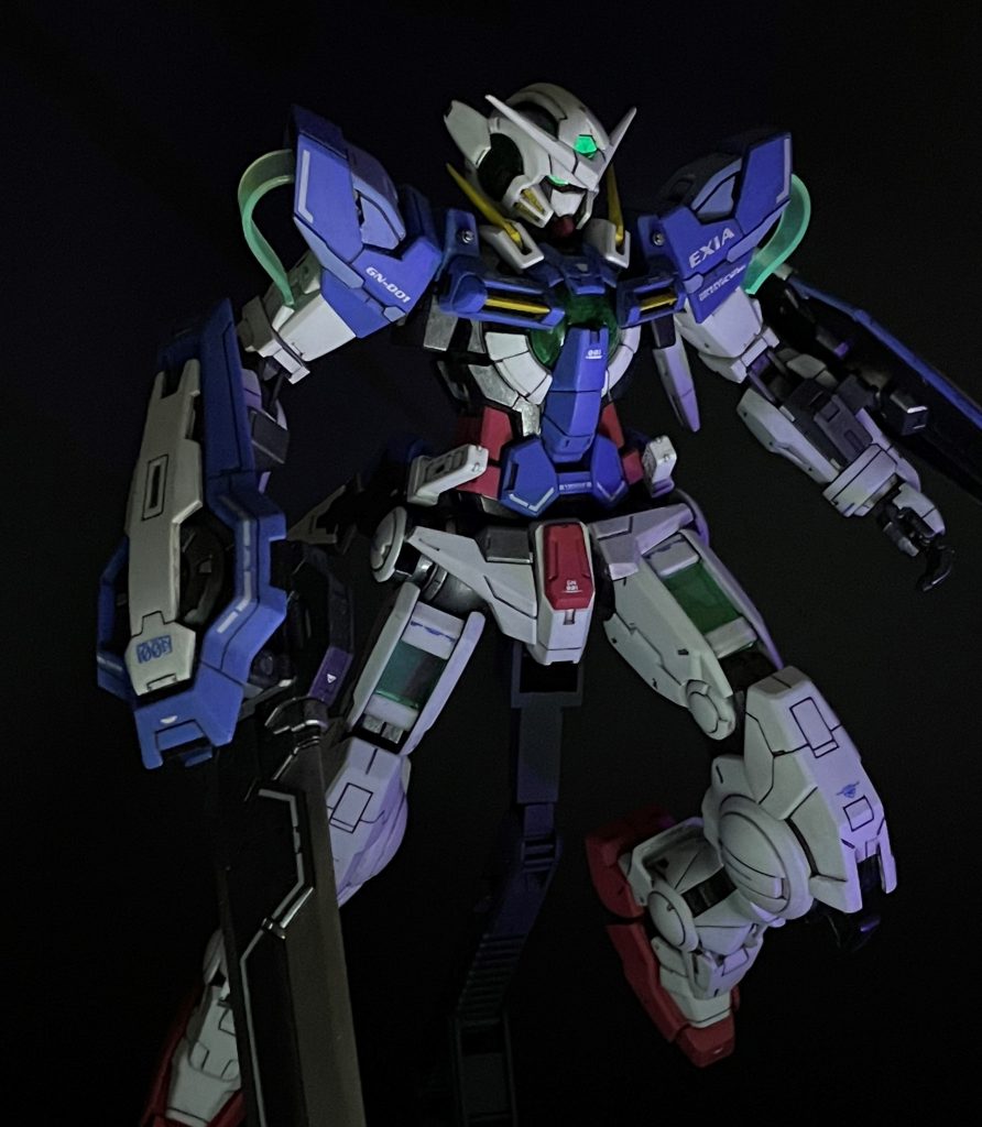 俺がガンダムだ！MGガンダムエクシア–4枚目/制作者：ピラケシパパ