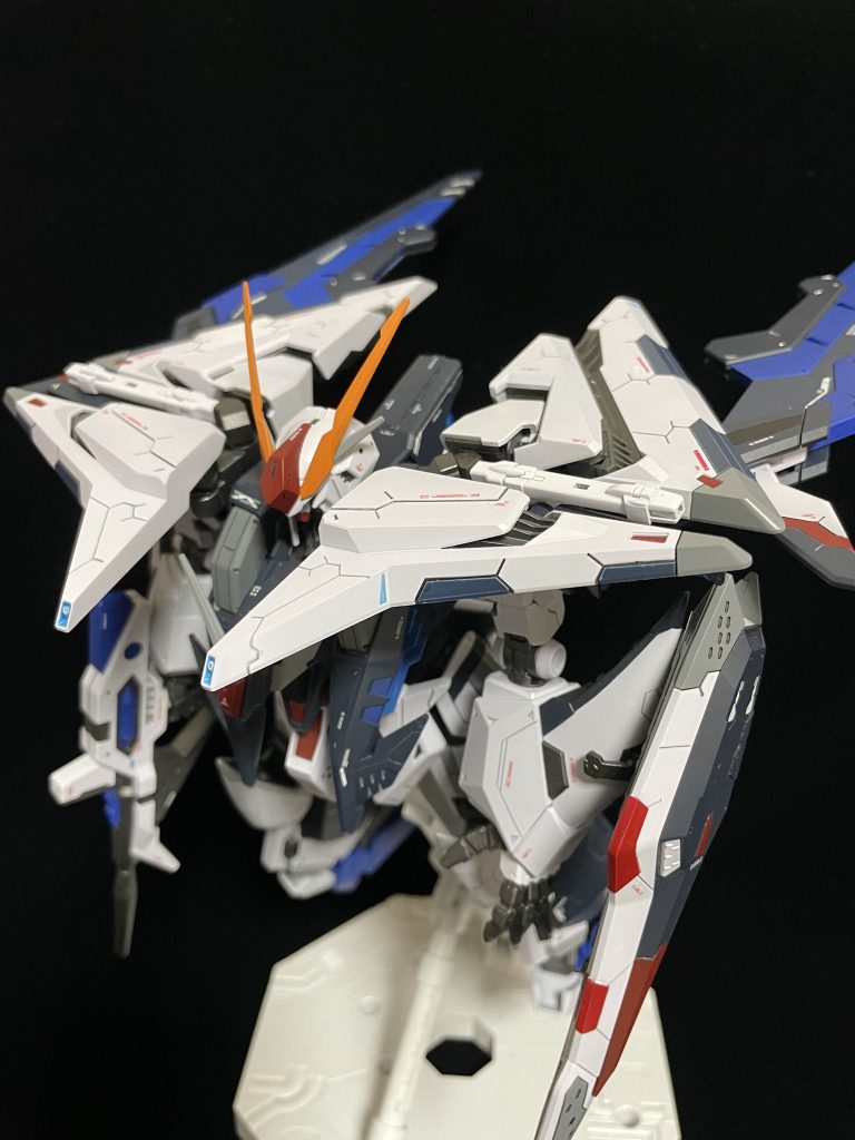 スタビライザーがフリーダムの羽っぽい形状してたので、この塗装を行いました。（スタビあまり見えてませんが）