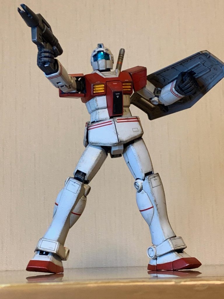 改修ポイントは以下の通りです。・つま先の延長・パンツ部の接合部の段違いをフラットに。・ランドセルのサーベルラックの右側をフラットに。ぐらいです。