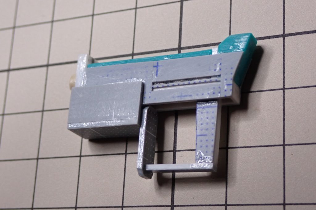 リペアトーチはダイソーのプチブロックにプラバンなどを付けて作りました。