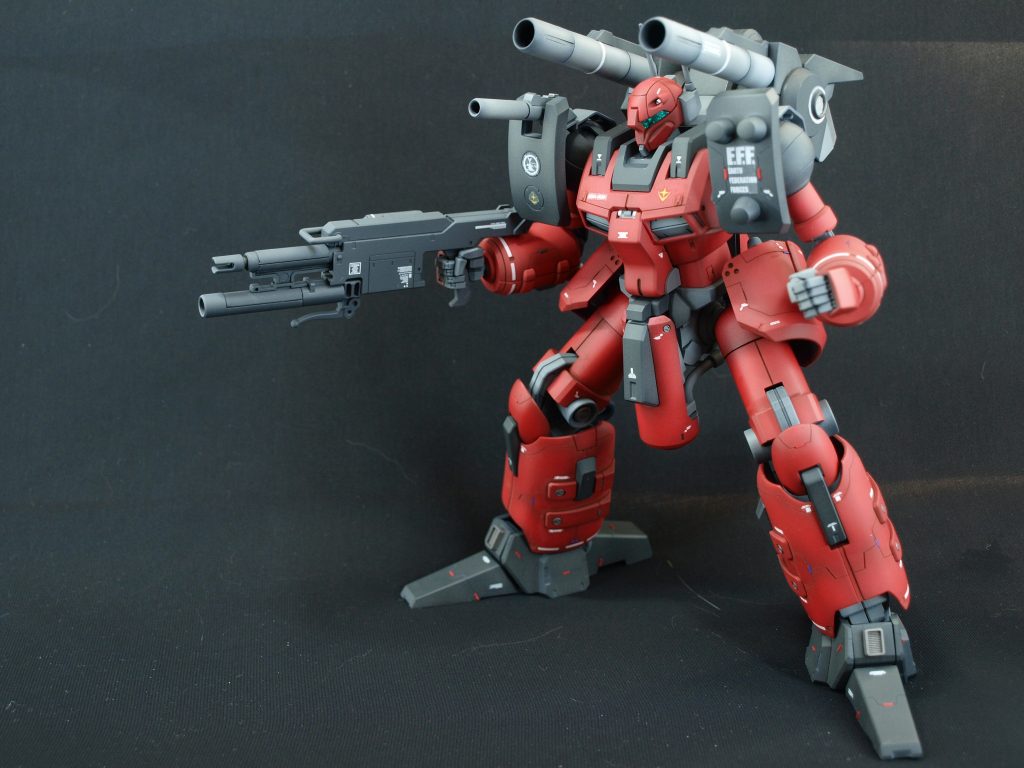 重装甲でどっしりとした感じが、砲撃戦仕様っぽさ出てます。