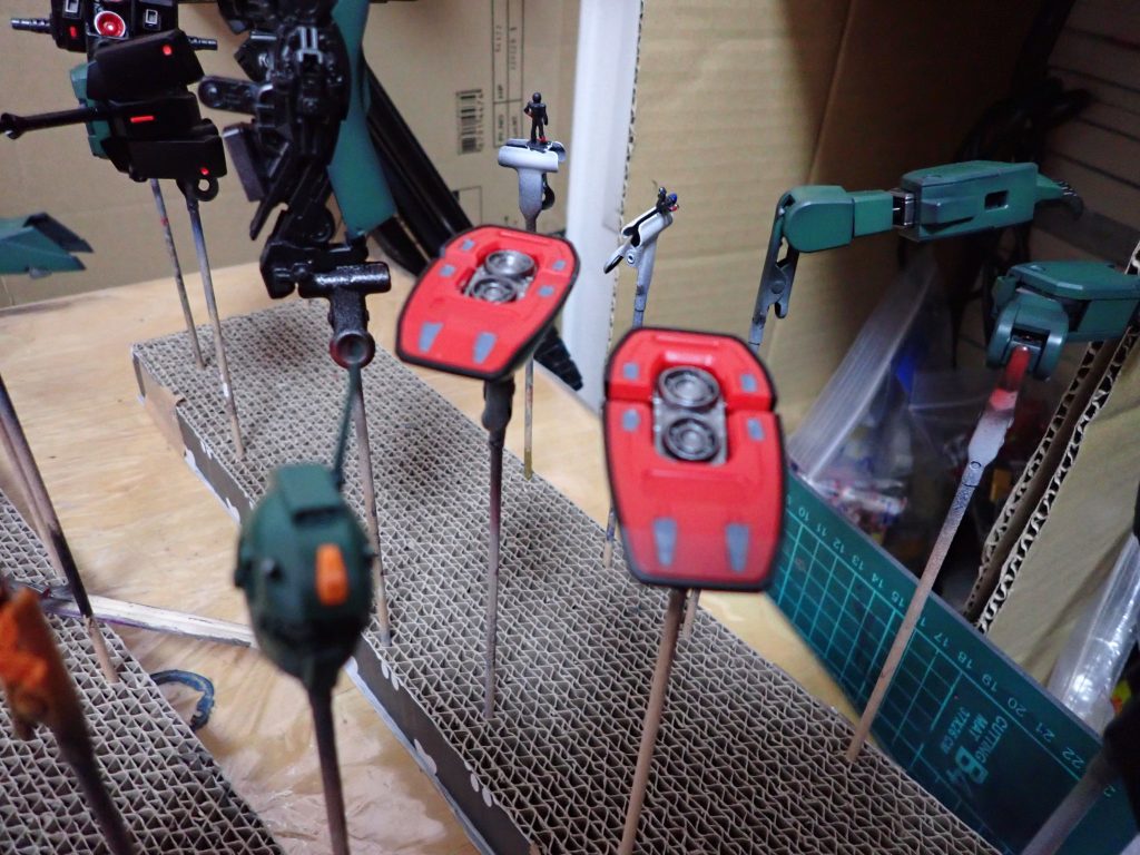 部分塗装はファレホ