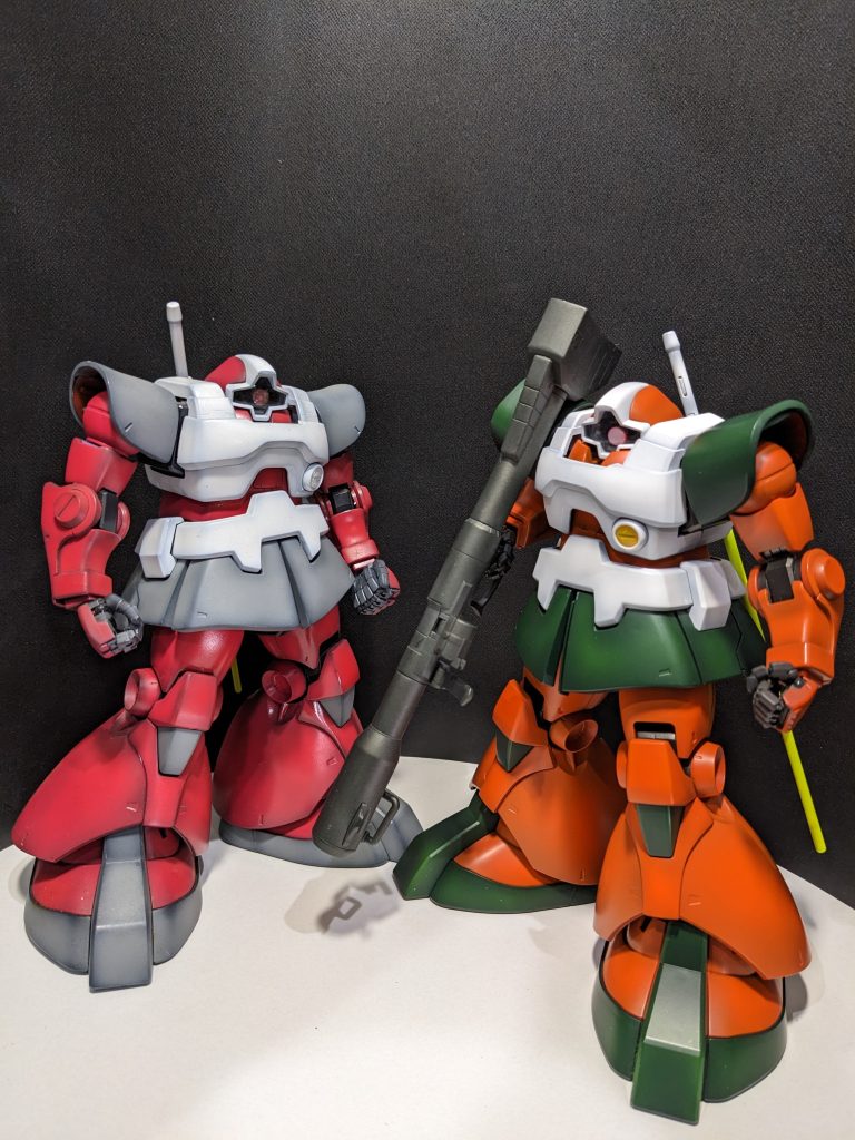 ピンクドムは20年前に作成した機体です。ブログにも載せてます。良ければ覗いて下さい。ミツワホーム ガンプラの時間です。