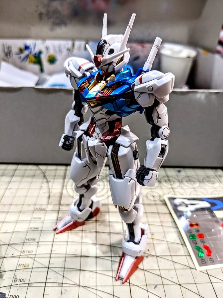 エアリアルは流線型のパーツが多いのでメタリック塗装が映えますね♫