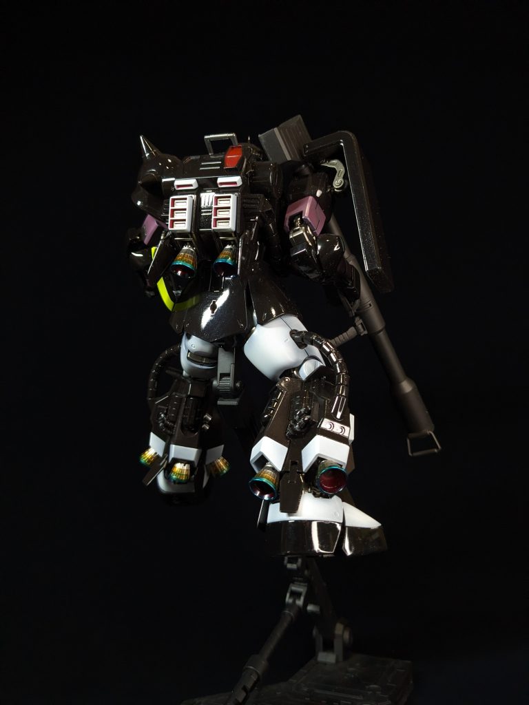 バーニア焼け塗装に挑戦しましたがちょっとイメージと違う。