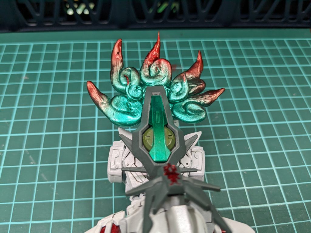 ポイント1100均の粘土を固めて塗装しました。もう少し大きく作ったほうが見栄えが良かったですね。