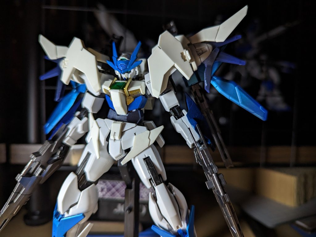 墨入れ、プレミアトップコート、黒をメタリックブラックで塗装してます。