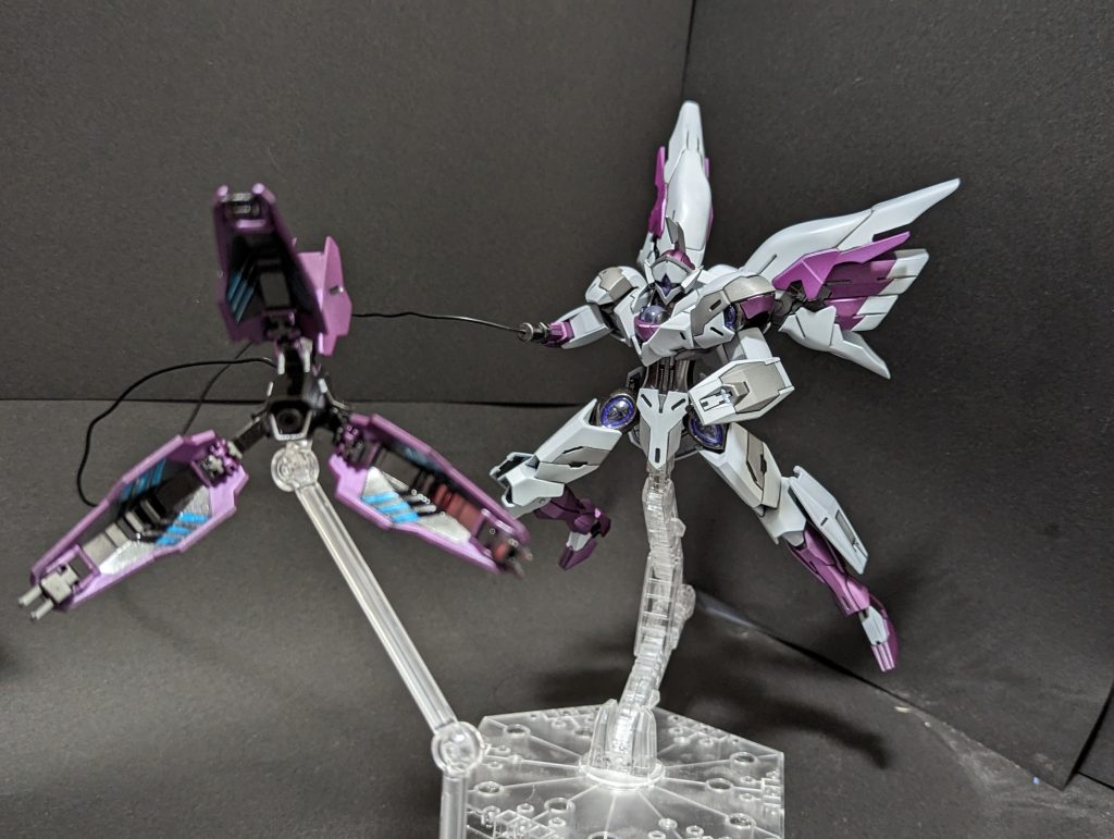 定番のポーズ。