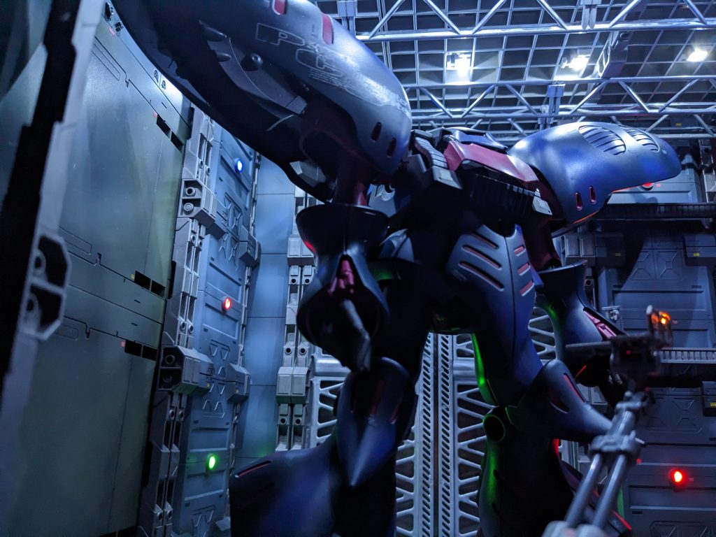 照明を落としたほうがイメージがでますね。