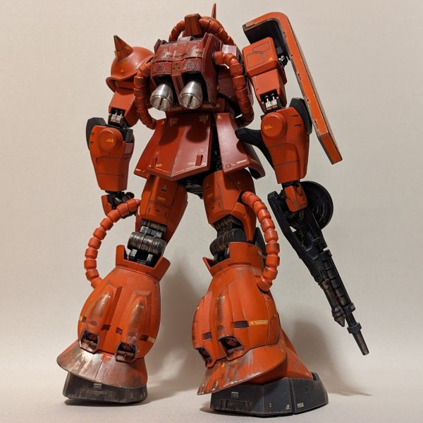 日本割PG 1/60 シャア専用ザク シャアザク　ガンダム　ガンプラ　完成品 完成品