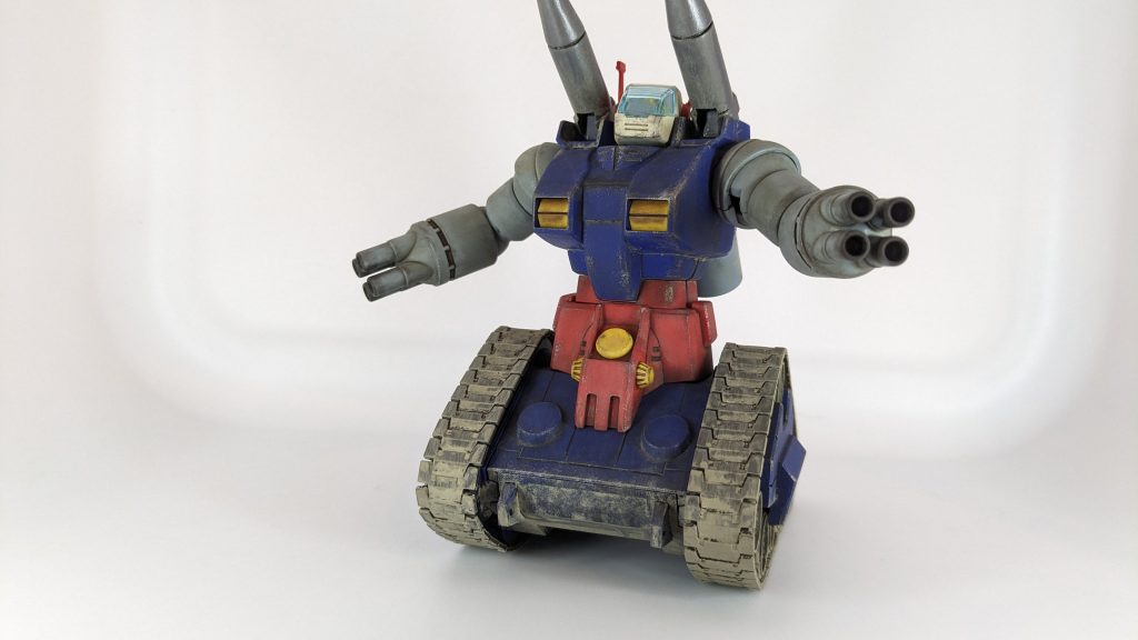 機体の性質上、ポージングが乏しくてスミマセン😅腕は結構動くんだけど、他はほとんど動かない…タンクだしね(笑)