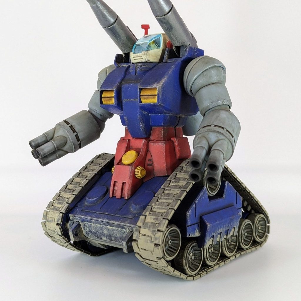 ガンプラHGガンタンク塗装改造完成品 - プラモデル