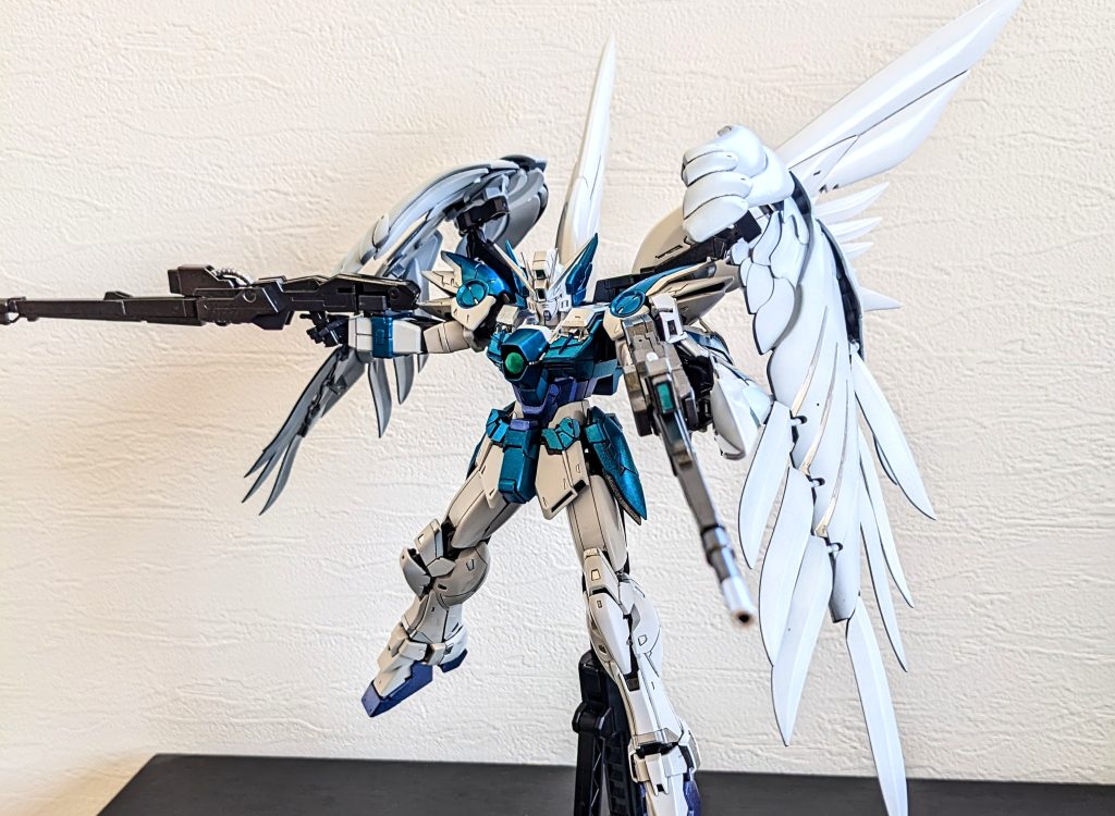 ツインバスターライフルはカメラ部分を付属のシールにしました。楽です笑