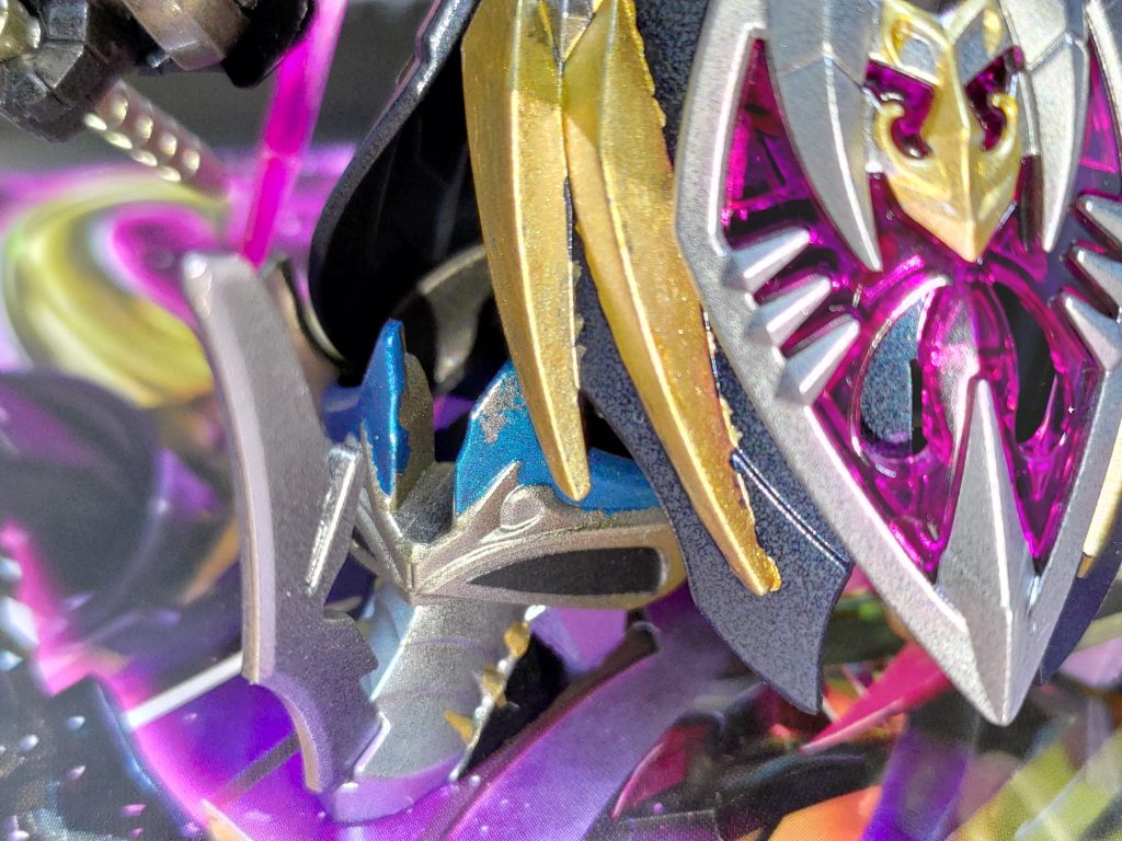 そして恒例のごとく剥げる塗装筆塗り箇所の塗装剥げが激しかったです><