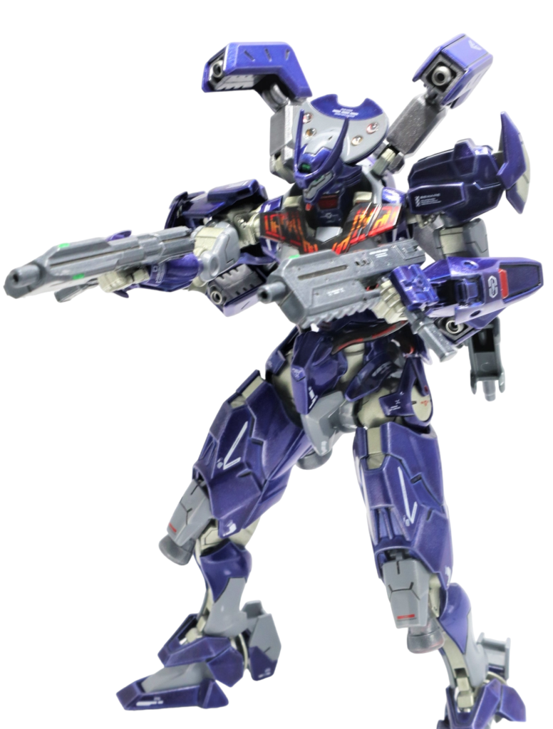 サブマシンガン両手持ちは、やはりかっこいい。