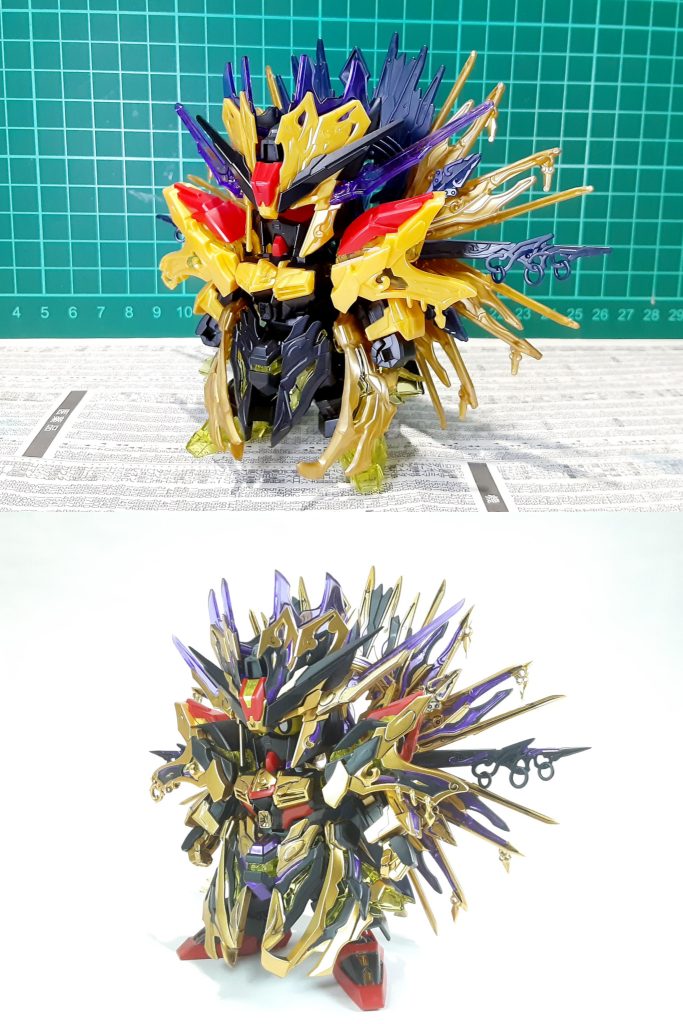 塗装前との比較基本はラッカーで吹き付けて細かい箇所はエナメルを筆塗りして塗り分けてます