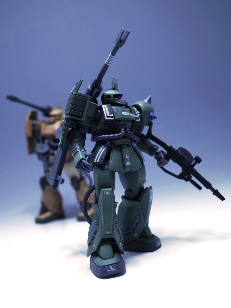 　1/144 HG ザクキャノン(イアン・グレーデン機)　–3枚目/制作者：だんくら工房・mk戦車