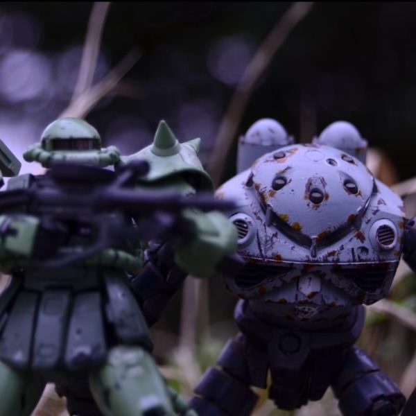 外で撮ったガンプラpart1