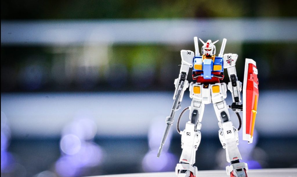 ガンダムの素立ち。これは単体でも作品を投稿してるのでそちらも是非！