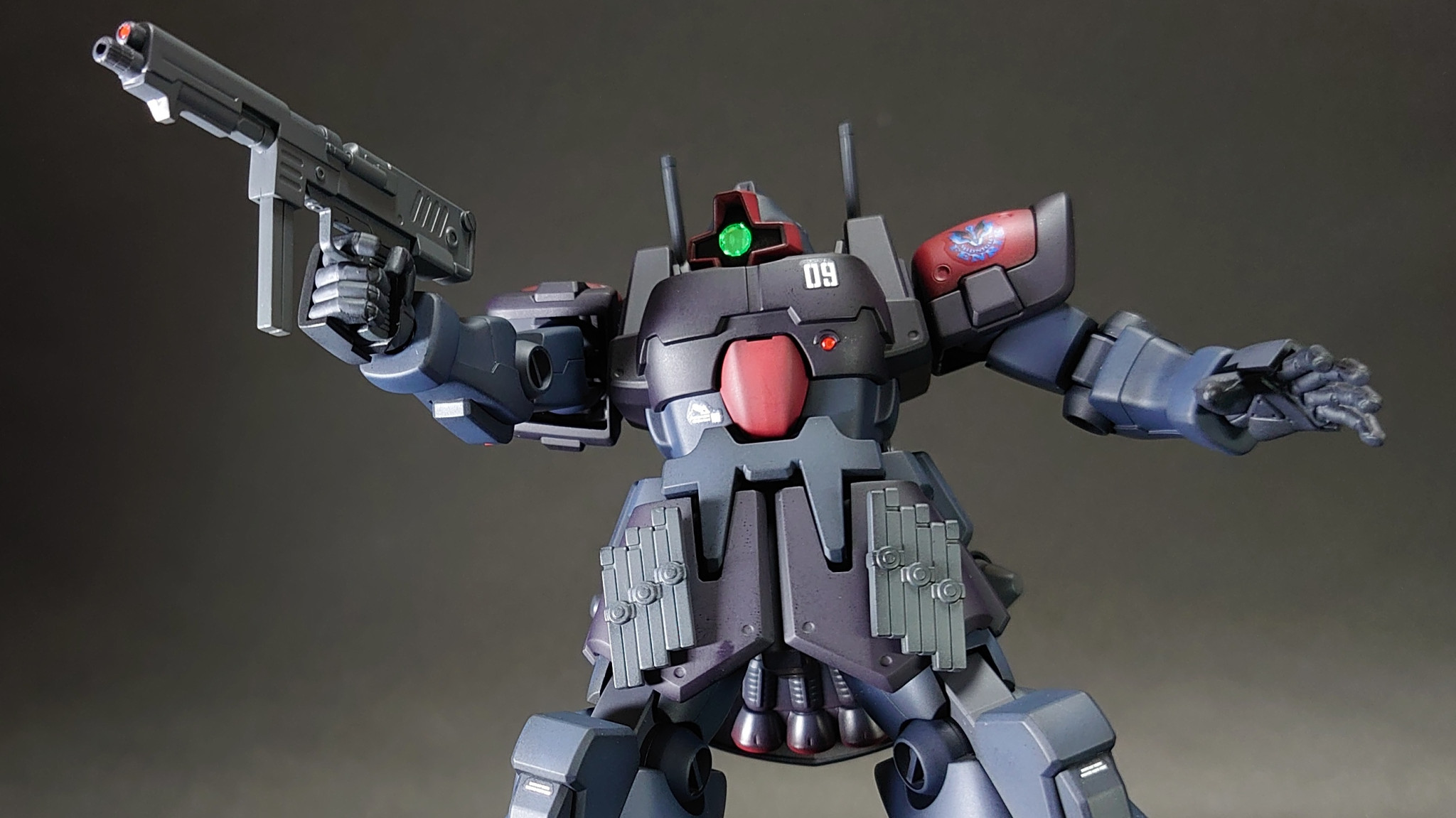 HGUC MS-09F ドム・トローペン(闇夜のフェンリル隊仕様) - プラモデル