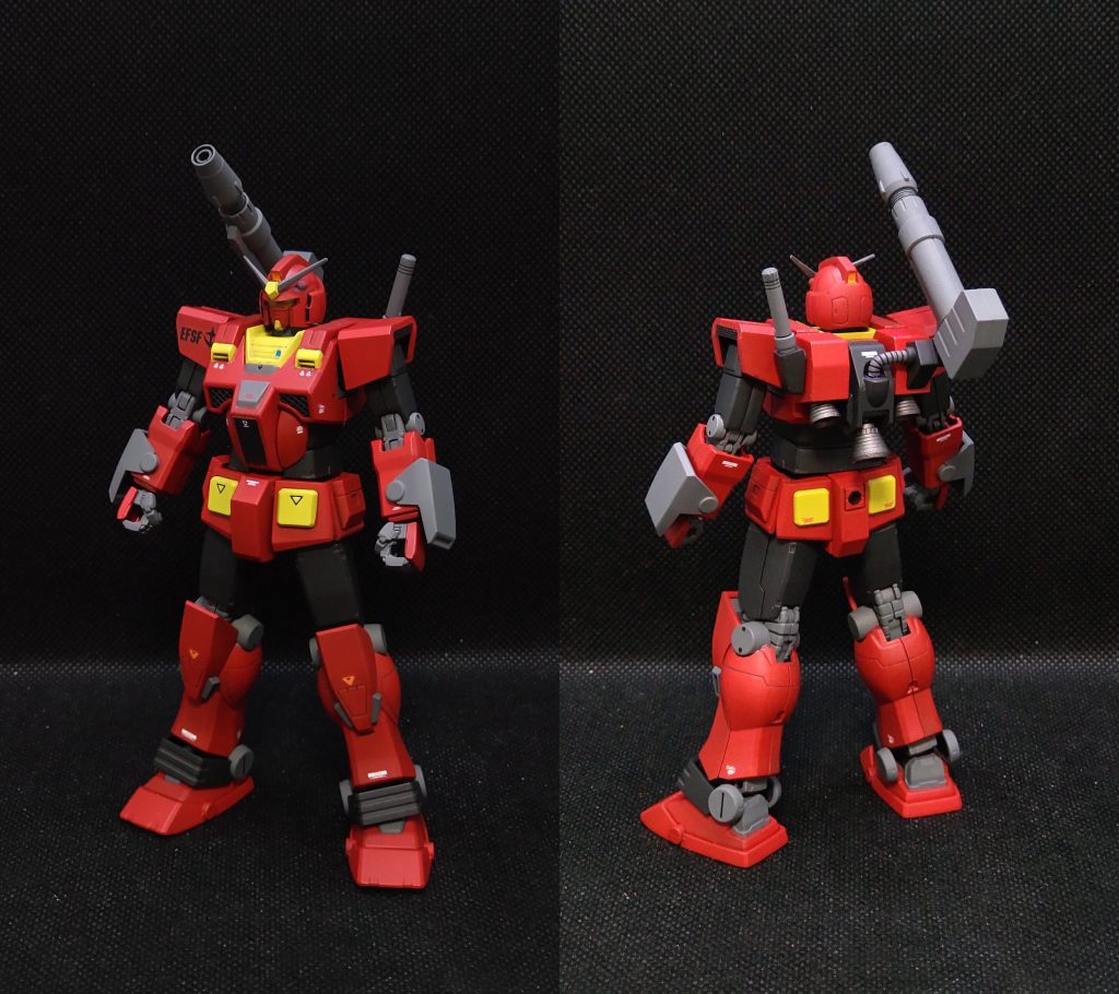 ジョニー・ライデンカラーがカッコいいなぁ…と思って製作することに。まぁ劇中で搭乗してるのは強化人間であるイングリッド0ですが(笑)