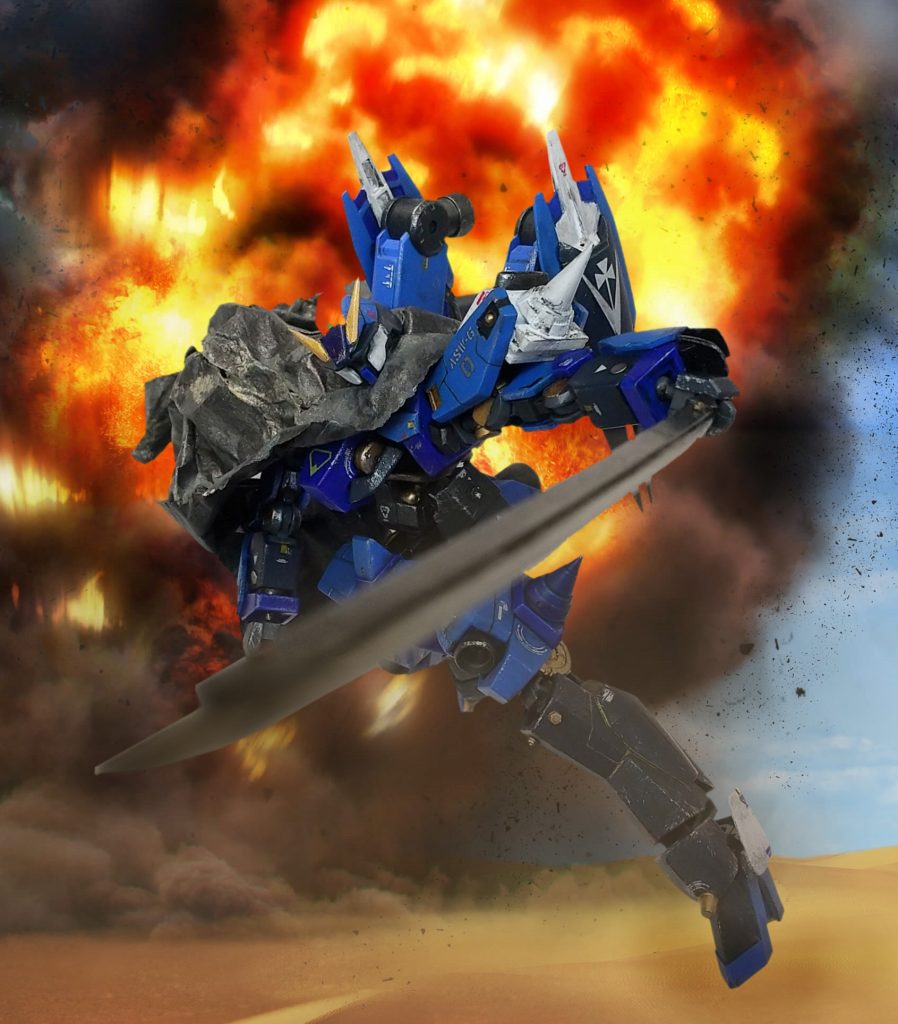 火星で逃亡中の戦闘