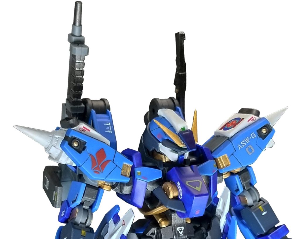 偽装?のためガンダム顔に。Mk5に似てるな…