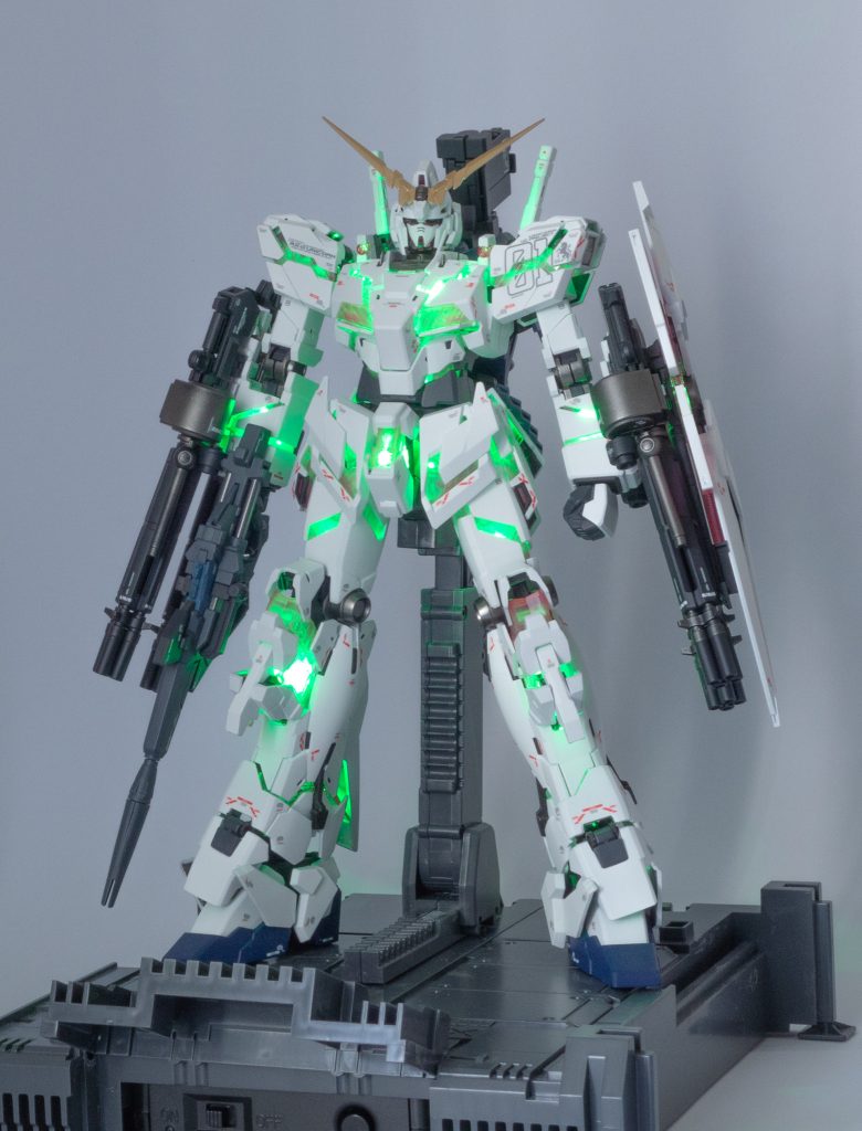 緑発光は濁り気味です。