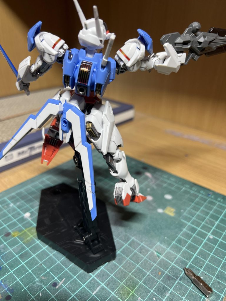 かかとのとこも塗りました