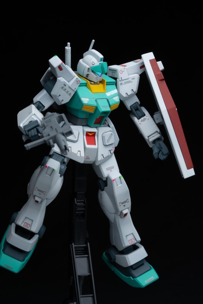 今回の製作にあたり個人的にセンチネルシリーズのパステルカラーによせてあります。元々ライトブルーに近いテイストの機体なので淡いカラーリングの方がしっくり来そうな気がしてましたがピッタリでした。