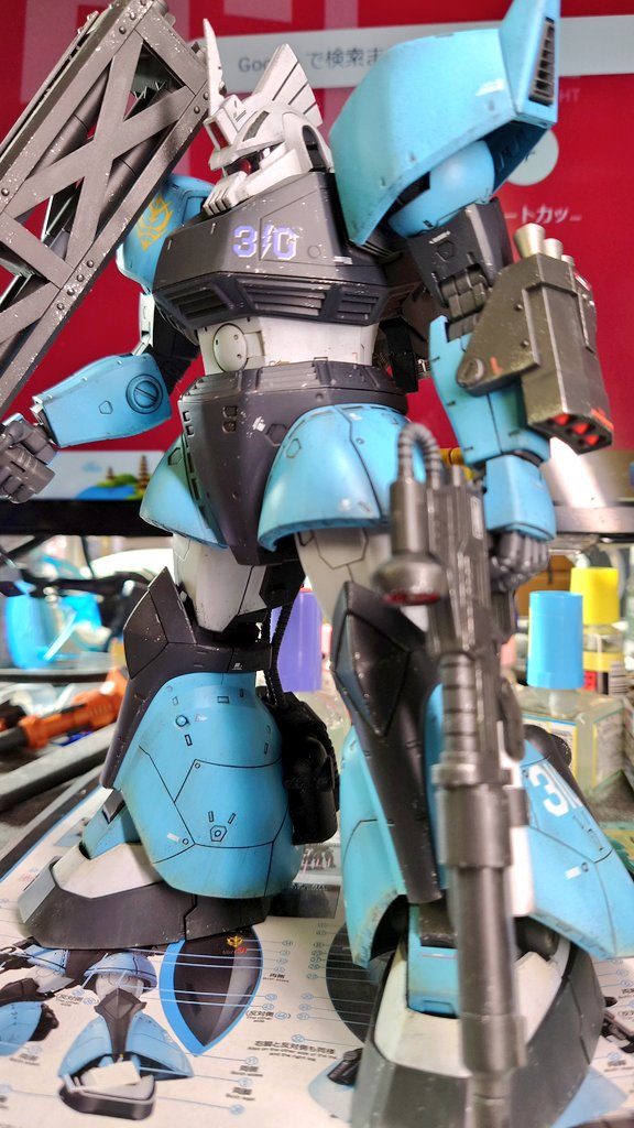 MG高機動型ゲルググ(ユーマ・ライトニング専用)–2枚目/制作者：@myonyu51