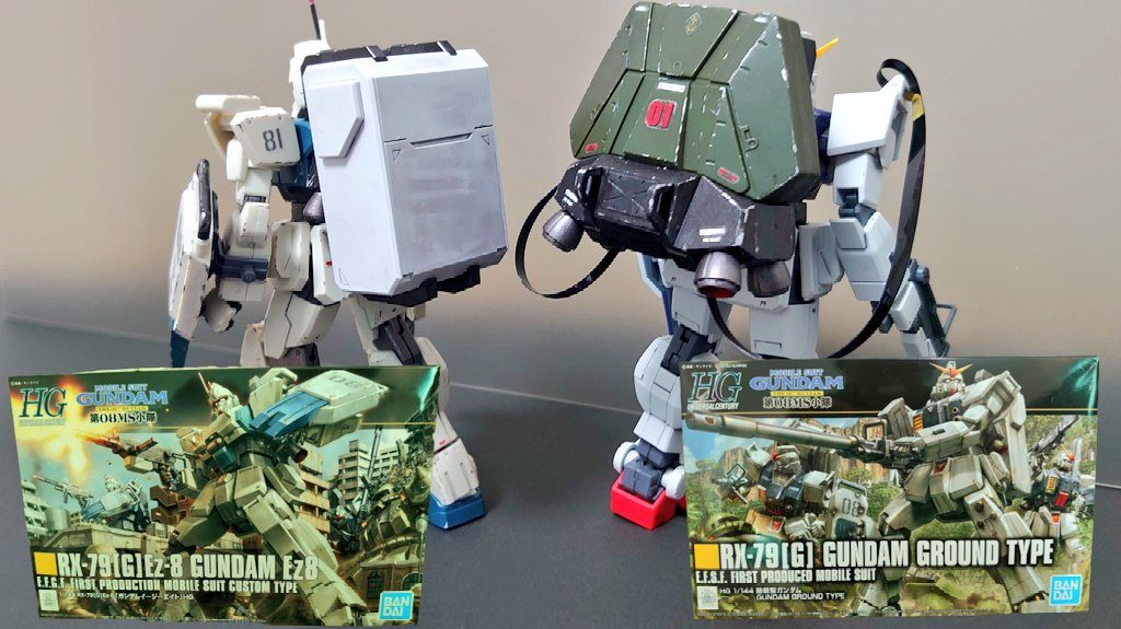 陸戦のランドセルとez-8のバックパックが付け替えれました