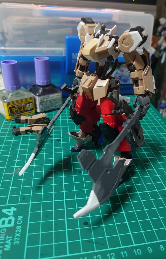 大型斧をグレイズアインから拝借して物足りなかったので延長工作しました！