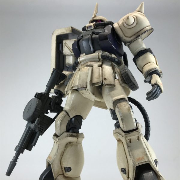 HG ザクIIF2型 連邦軍仕様 無塗装 お手軽ウェザリング