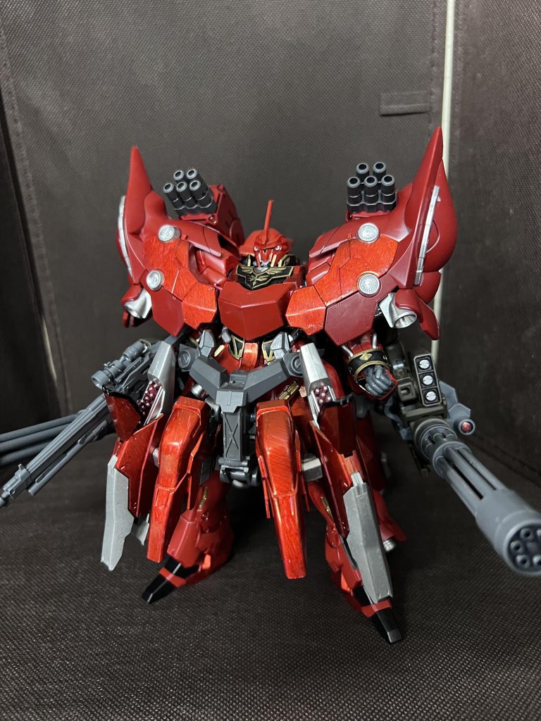 フルバースト状態、、、前のミサイルハッチ開けただけ笑