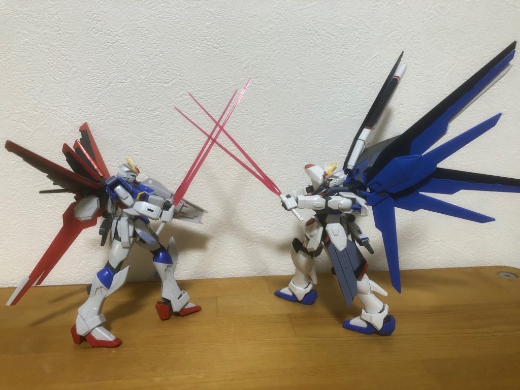 フリーダムVSインパルス。