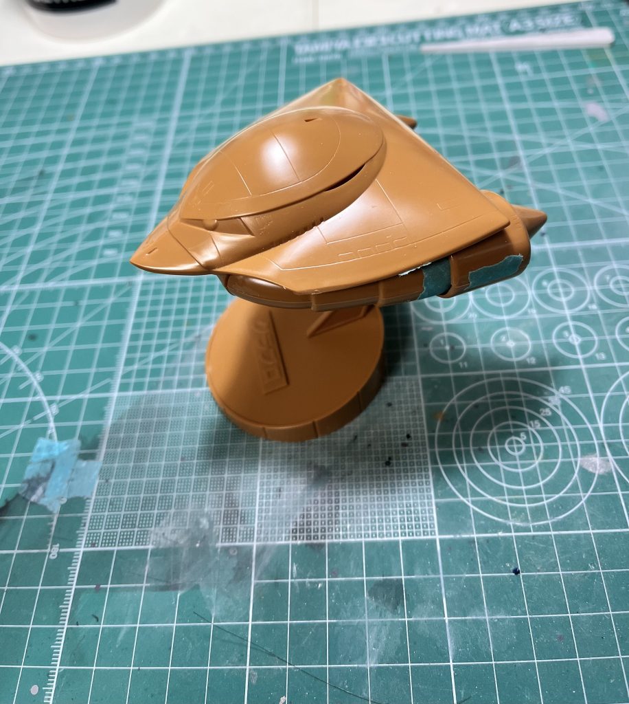 仮組みです。可愛いアヒルちゃんだったので、ここから強そうにしてみました💪