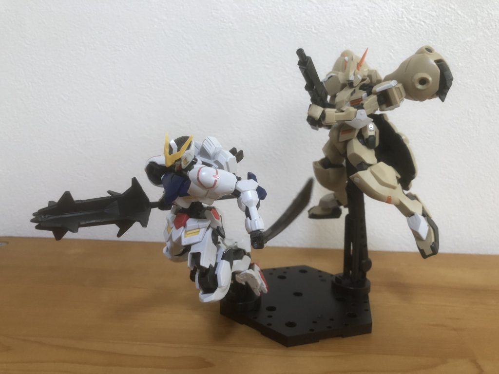 安全フラッグ除去＆アクションベース購入後に撮影したお気に入りの一枚。アクションベース5の二体同時ディスプレイがどんな感じか実験的に撮ったものでしたが、いい感じに連携してる感が出せたのではないかと。