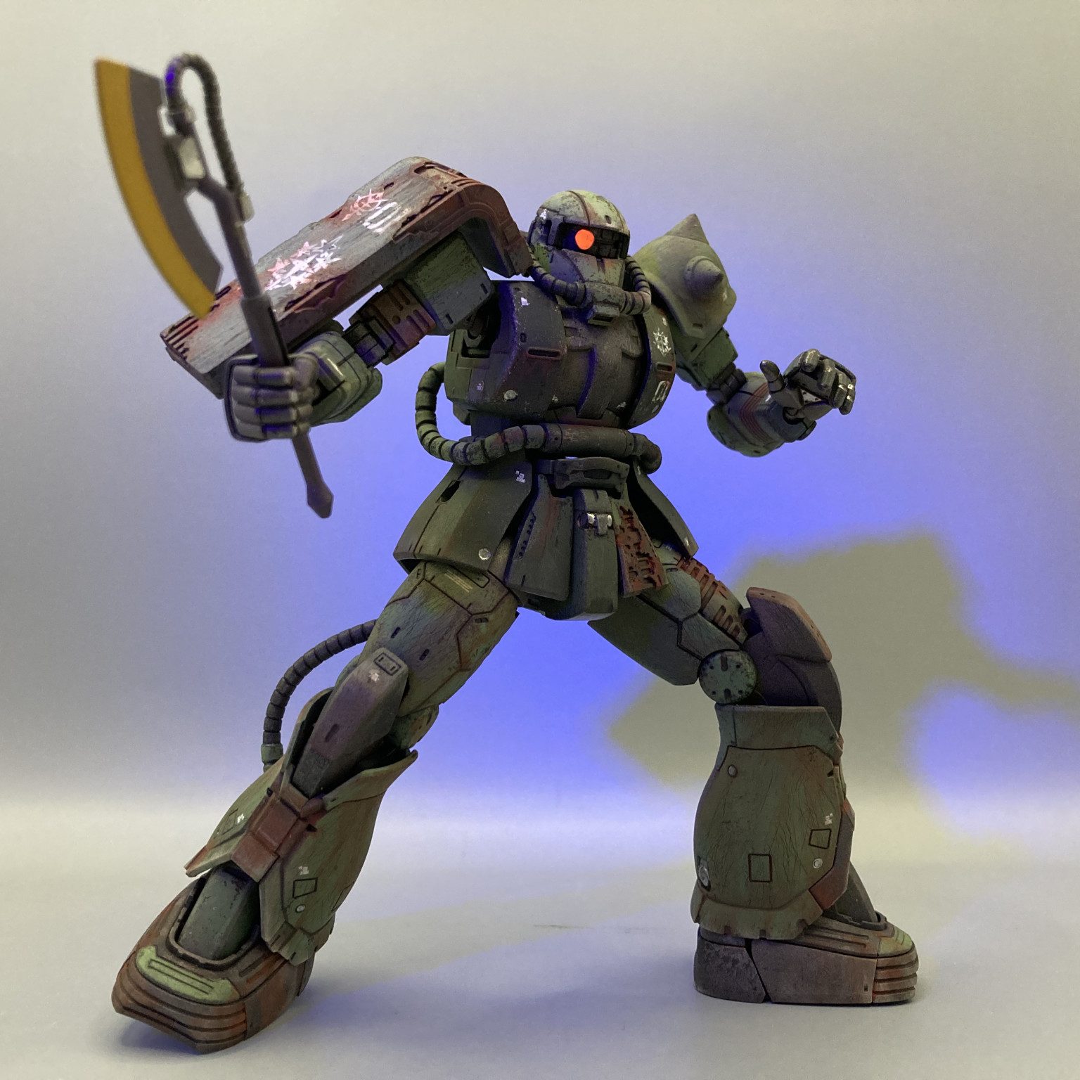 恐れ慄け強い漢のザク！｜taka06Rさんのガンプラ作品｜GUNSTA（ガンスタ）