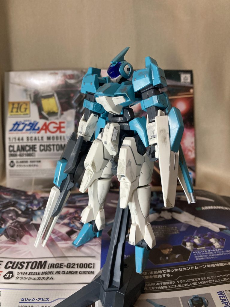 ガンダムAGEの中でもクランシェカスタムは1番好きな量産機です❤️