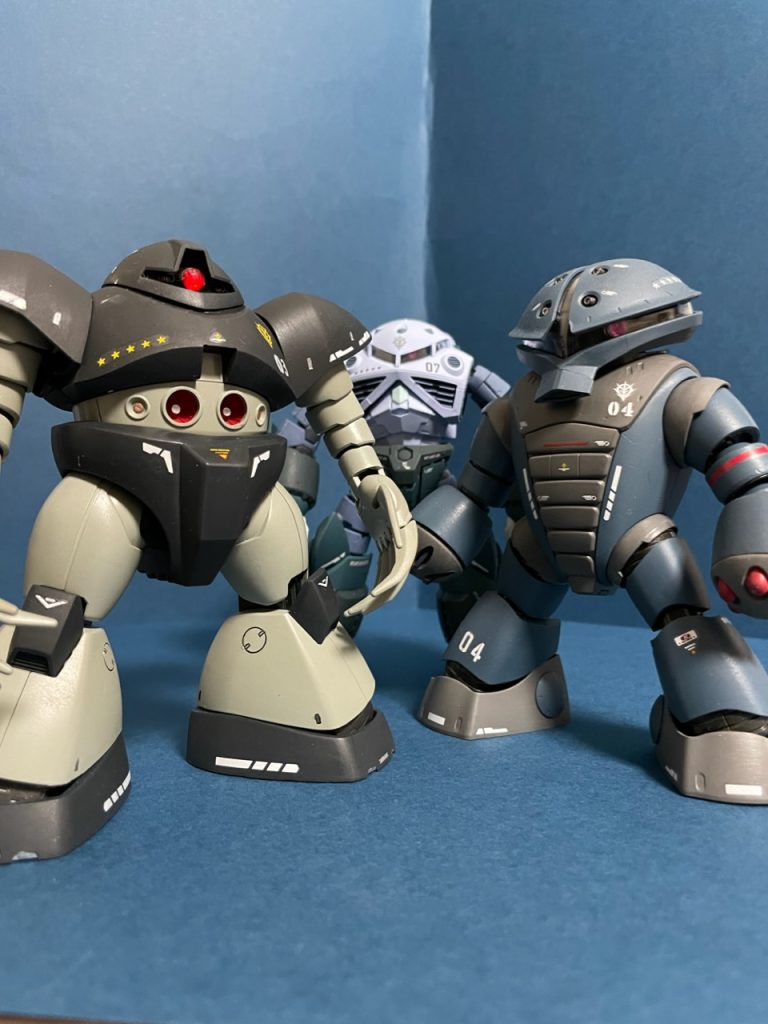 水泳部員3体揃いました