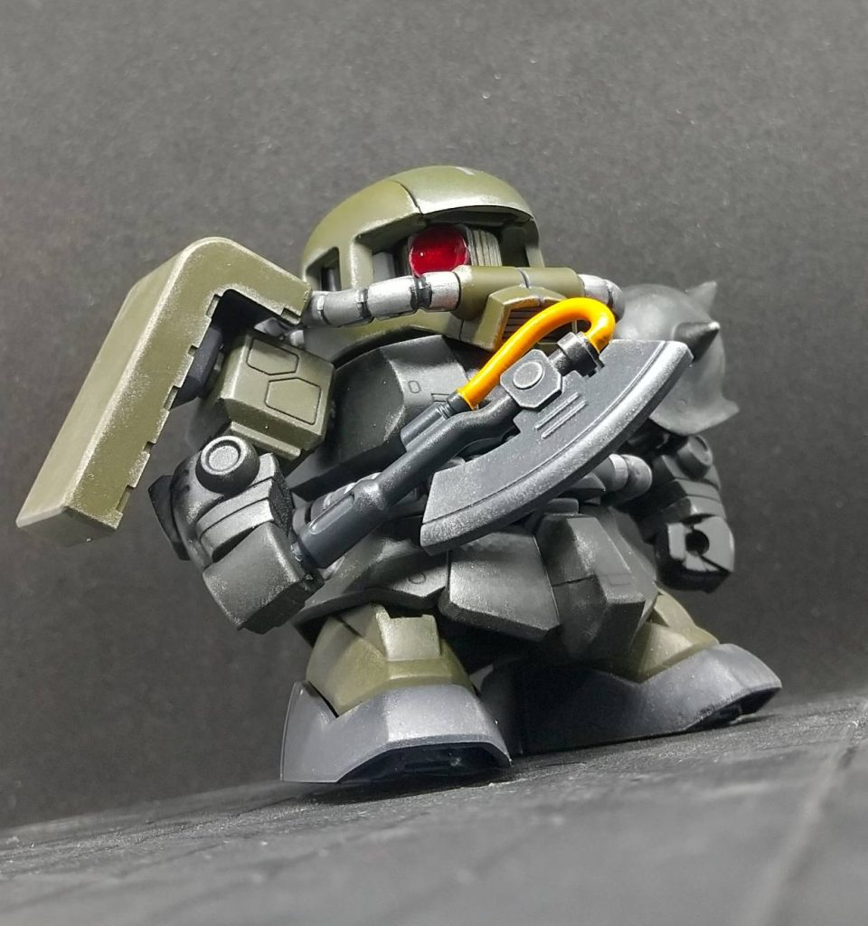 武器はヒートホークのみ持たせています。バズーカ・マシンガン等もありましたがどうもしっくり来なくて・・・説明は以上となります! ご覧頂きありがとうございました!!