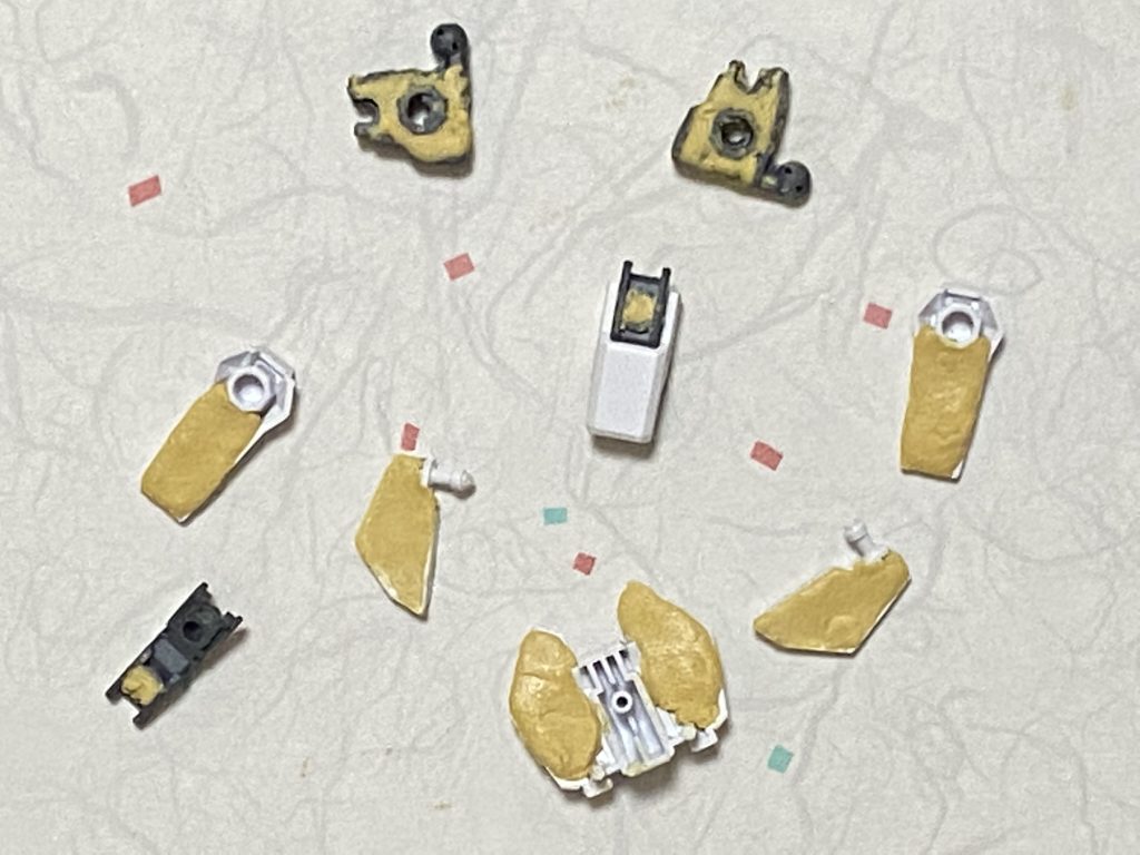 苦手なパテ埋めにもチャレンジ