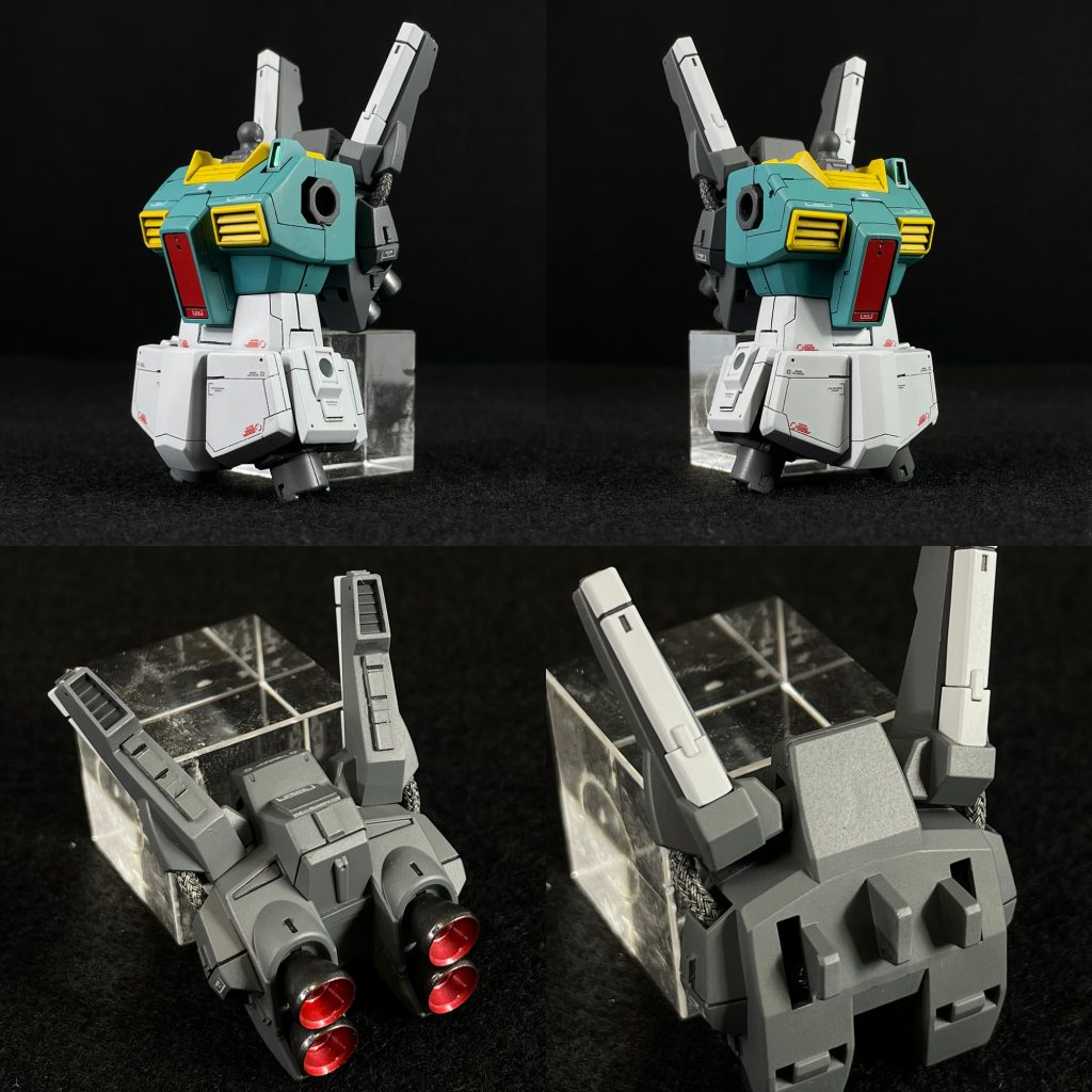 バーニアの塗り分けって、毎回、面倒だけど、やらずにはいられません(・・;)