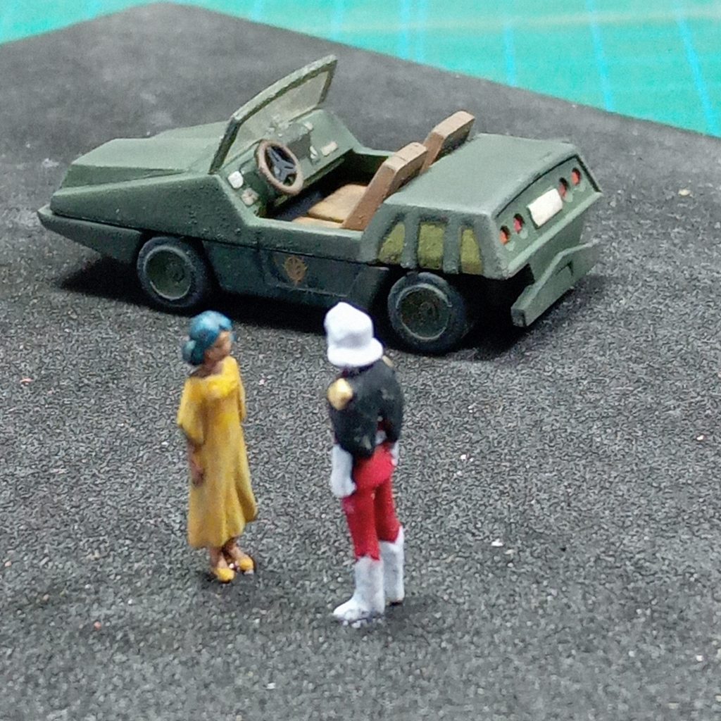 シャアとララアの仕上がり具合はコチラです。