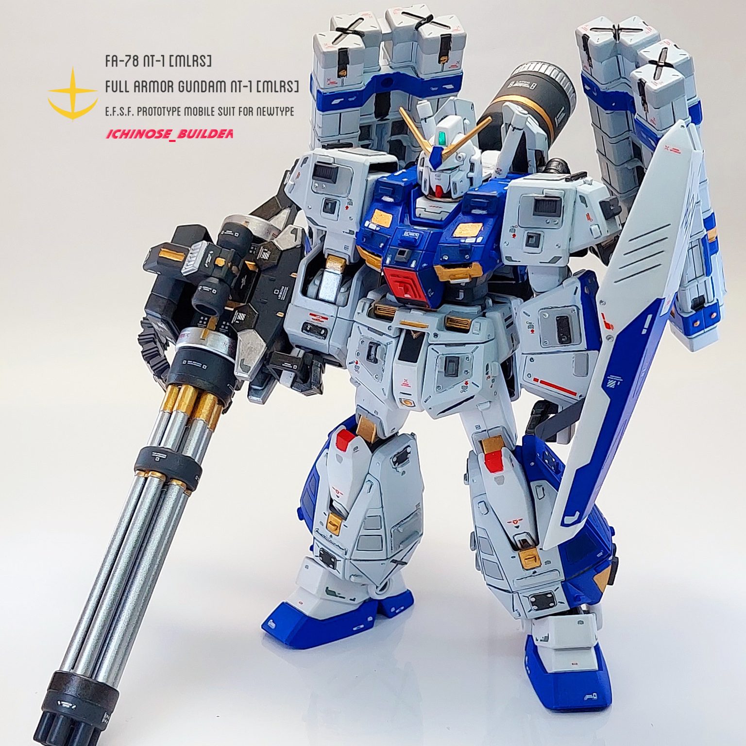 フルアーマーガンダム NT-1 [MLRS]｜ICHINOSE_BUILDERさんのガンプラ