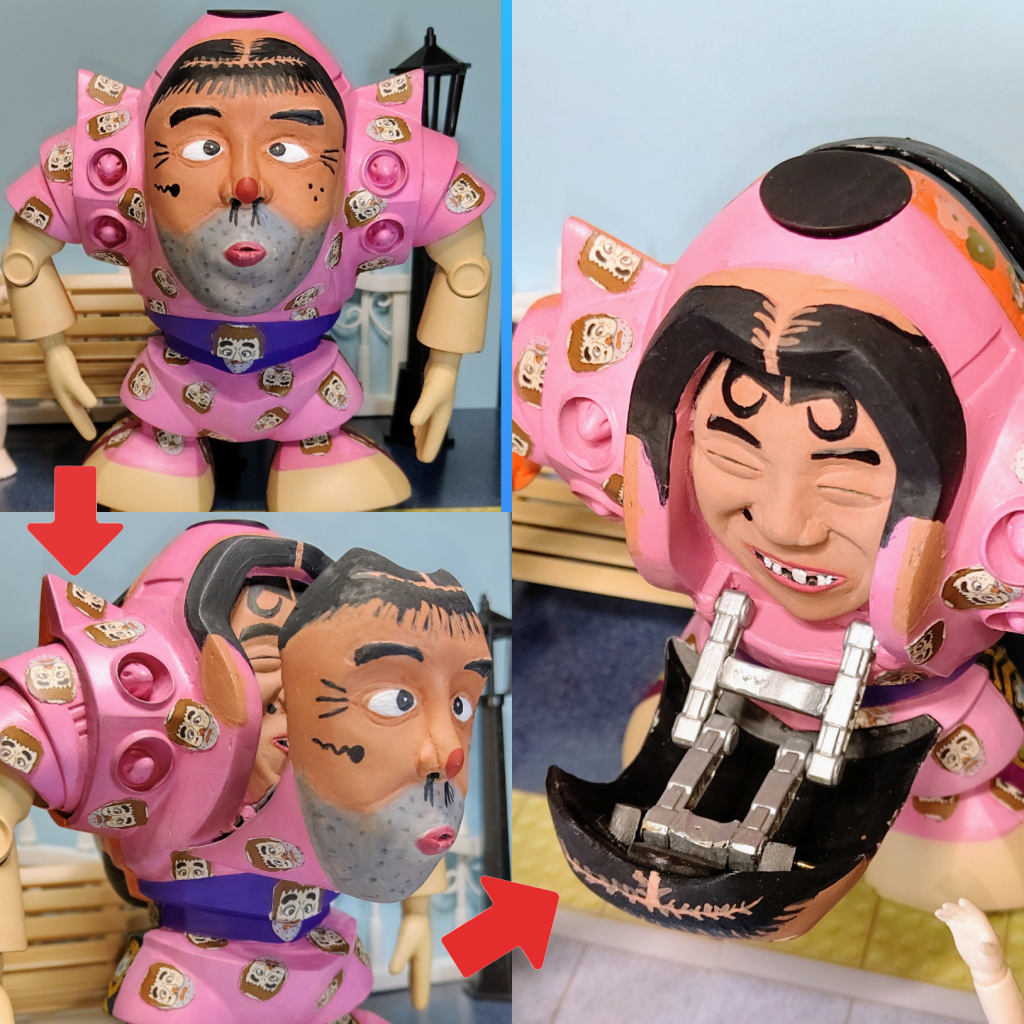 どちらが前・後ろ 関係ありません。どちらも主役級のキャラですから